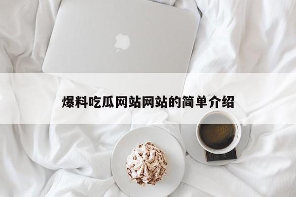 爆料吃瓜网站网站的简单介绍